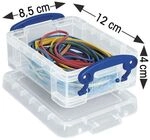 Really Useful Box Ablagebox 0,2 Liter transparent, 12x4.5x8.5 cm