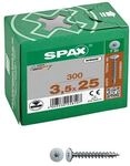 SPAX R&uuml;ckwandschrauben &raquo;T20 Flachkopf WIROX&laquo; 3,5 x 25 mm 300 St&uuml;ck