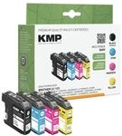 KMP Tintenpatronen-Set ersetzt Brother &raquo;LC-123&laquo; schwarz