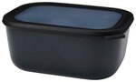 MEPAL Lunchbox &raquo;Cirqula&laquo; 3 L schwarz, 24.9x10.4x19.8 cm