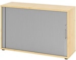 HAMMERBACHER Querrollladenschrank &raquo;Z-Line&laquo; 2 OH silber, 120x74.8x40 cm