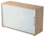 HAMMERBACHER Querrollladenschrank &raquo;Flexiline II&laquo; 120 cm breit 2 OH braun,