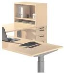 OTTO Office Premium Aufsatz-Regal f&uuml;r Standcontainer &raquo;Otto Office Line I&laquo; braun,
