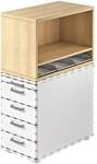 OTTO Office Premium Aufsatz-Regal f&uuml;r Standcontainer &raquo;Otto Office Line I&laquo; braun,