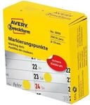 Avery Zweckform Markierungspunkte 19mm im 250er-Spender gelb