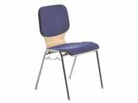 Stapelstuhl »my Dario« mit Sitz- und Rückenpolster blau, mayer Sitzmöbel, 46 cm