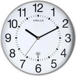 unilux Funkwanduhr »Wave« Ø 30 cm grau unilux Funkwanduhr »Wave« Ø 30 cm grau