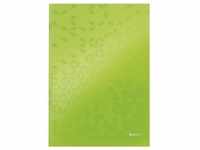 Notizbuch »WOW 4628« A5 kariert - 160 Seiten grün, Leitz
