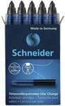 Schneider 5er-Pack Tintenrollerpatrone &raquo;One Change&laquo; 1854 schwarz