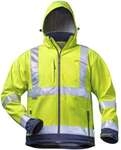 elysee Warnschutz-Softshell-Jacke mit Kapuze &raquo;LIAM&laquo; Gr&ouml;&szlig;e XL gelb