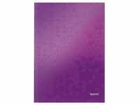 Notizbuch »WOW 4628« A5 kariert - 160 Seiten violett, Leitz