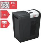 Rexel Aktenvernichter &raquo;Secure MC6 Whisper-Shred&laquo; P5 schwarz, 35.1x35.5x20.4 cm