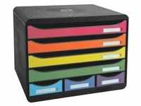 Ablagesystem »Storebox Mini« farbig sortiert, EXACOMPTA, 35.5x27.1x27 cm