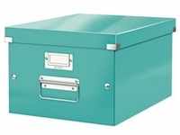 Ablagebox WOW 6044 »Click & Store« mittel blau, Leitz, 28.1x20x36.9 cm