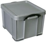 Really Useful Box Aufbewahrungsbox 35.0 L silber, 48x31x39 cm