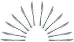 Esmeyer 12-teiliges Messer-Set &raquo;Sylvia&laquo; silber