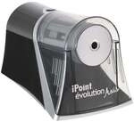 Westcott Elektrischer Anspitzer &raquo;iPoint &eacute;volution Axis&laquo; - 1 &Ouml;ffnung schwarz,