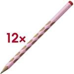Stabilo 12er-Pack Bleistifte &raquo;EASYgraph Pastel&laquo; HB f&uuml;r Rechtsh&auml;nder pink