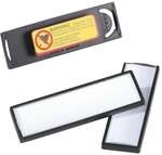 Durable Namensschilder &raquo;Magnet&laquo; - 25 Stk schwarz, 6.7x1.7 cm