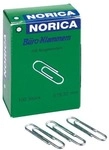 Norica B&uuml;roklammern 32mm glatt, silberfarben, 100 St&uuml;ck silber