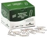 Durable Briefklammern &raquo;1209-24&laquo; 32mm, verkupfert, 1000 St&uuml;ck silber