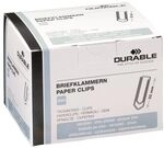 Durable 1000er-Pack Briefklammern - 32 mm - verzinkt grau