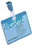 Durable Farbige Namensschilder 90x60 mm blau, 9x6 cm
