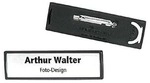 Durable 25er-Pack Namensschilder &raquo;CLIP CARD 813301&laquo; 6,7 x 1,7 cm schwarz, 7.1x2 cm