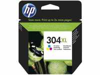 HP N9K07AE, Tintenpatrone "HP N9K07AE " HP 304 XL, HP 300 Seiten 1 Patrone 3-farbig