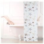 relaxdays Duschrollo &raquo;Ocean&laquo; 80 x 240 cm grau, 80 cm
