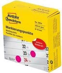 Avery Zweckform Markierungspunkte 19mm im 250er-Spender pink