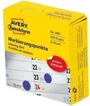 Avery Zweckform Markierungspunkte 19mm im 250er-Spender blau