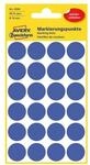 Avery Zweckform Markierungspunkte 18mm wiederabl&ouml;sbar blau
