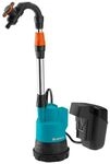 GARDENA Regenfasspumpe mit Akkubetrieb &raquo;2000/2 Ready-to-Use&laquo;