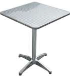 Garden Pleasure Klapptisch &raquo;Bistro&laquo; quadratisch 60 x 60 cm silber, 60x70x60 cm