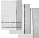 dyckhoff 3er-Pack Geschirrt&uuml;cher &raquo;Home & Kitchen&laquo; braun, 50 cm