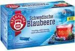 TEEKANNE Fr&uuml;chtetee Schwedische Blaubeere 20 St&uuml;ck Tassenportion Papierkuvert lila