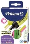 Pelikan 4er-Set Textmarker &raquo;490&laquo; gelb