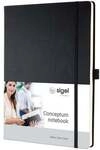 Sigel Notizbuch &raquo;Conceptum&laquo; blanko ca. A4 Hardcover schwarz