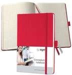 Sigel Notizbuch &raquo;Conceptum&laquo; A5 kariert - 194 Seiten rot