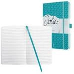 Sigel Notizbuch &raquo;Jolie&reg;&laquo; liniert A6 174 Seiten aqua green t&uuml;rkis