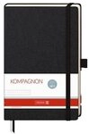 Brunnen Notizbuch &raquo;Kompagnon&laquo; A5 punktiert - 192 Seiten schwarz