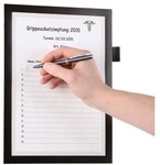Durable Selbstklebender Inforahmen &raquo;Duraframe Note 4993&laquo; A4 schwarz, 23.5x32.3 cm