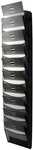 helit Wand-Prospekthalter &raquo;the news network&laquo; 10 x A4 schwarz, 26x129x3.5 cm