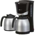 CLATRONIC Kaffeemaschine mit 2 Thermokannen &raquo;KA 3328&laquo; braun, 18.5x34x21 cm