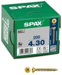 SPAX Universalschrauben &raquo;Z2 Senkkopf YELLOX&laquo; 4 x 30 mm 200 St&uuml;ck