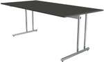 Kerkmann Schreibtisch &raquo;Artline Transparent&laquo; 200 cm h&ouml;henverstellbar grau,