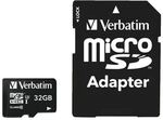 Verbatim microSDHC-Speicherkarte &raquo;Pro U3 32GB&laquo;, 1.1x1.5x0.1 cm
