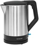 Bomann Wasserkocher WKS 3002 CB schwarz / Edelstahl 1,5 L, 23x23.3x14.2 cm