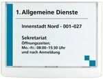 Durable 4861 T&uuml;rschild &raquo;Click Sign&laquo; 149 x 106 mm wei&szlig;, 14.9x10.6 cm